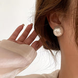 Pearl Statement Drop Earrings