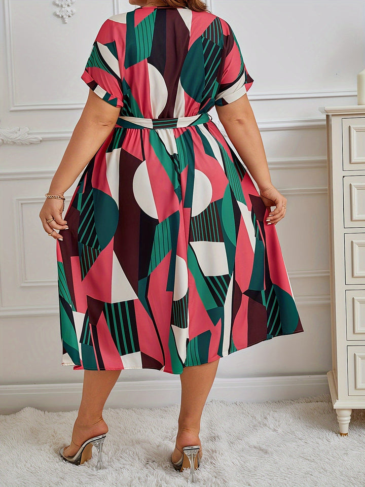 Bobbi | Plus size tropical dress