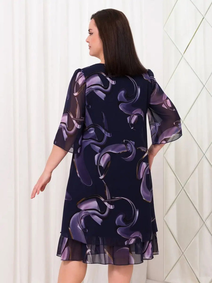 Harper | Plus Size Swirl Dress