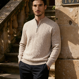 1/2 Roll Neck Sweater made from 100% Cashmere