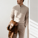 1/2 Roll Neck Sweater made from 100% Cashmere