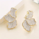 Flower Petal Shaped Earrings
