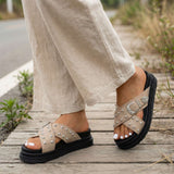 Monroe Comfort Platform Sandals