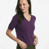 Elysian Knitted Top with V-neck
