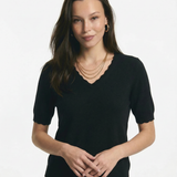 Elysian Knitted Top with V-neck