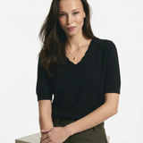 Elysian Knitted Top with V-neck