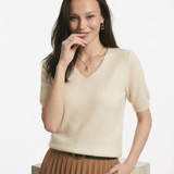 Elysian Knitted Top with V-neck