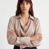 100% Silk Long Sleeve Shirt