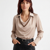 100% Silk Long Sleeve Shirt