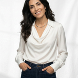 100% Silk Long Sleeve Shirt
