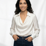 100% Silk Long Sleeve Shirt