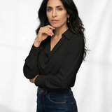 100% Silk Long Sleeve Shirt