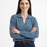 Cotton Polo Sweater