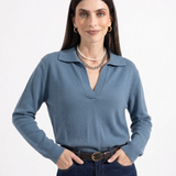 Cotton Polo Sweater
