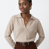 Cotton Polo Sweater
