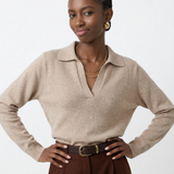 Cotton Polo Sweater