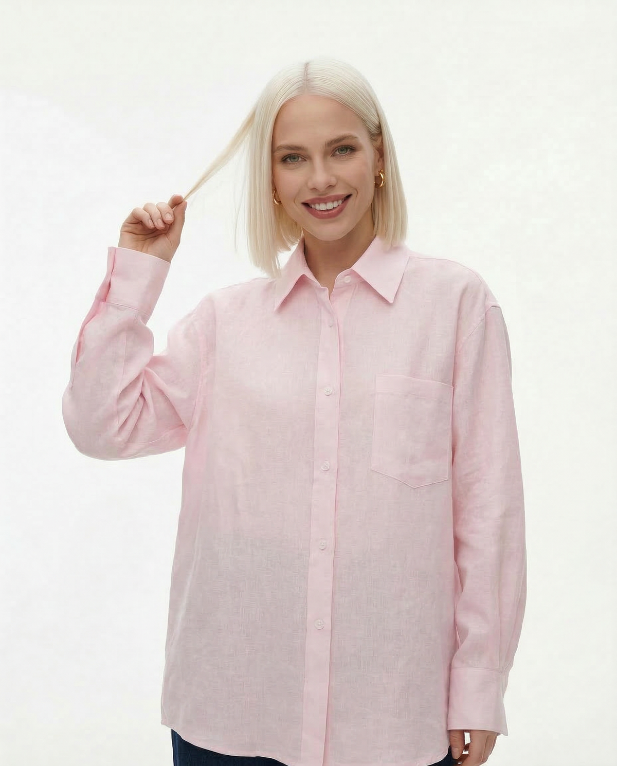 Oversized Linen Shirt