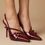 Sapphira Strappy Slingback Heels