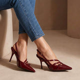 Sapphira Strappy Slingback Heels