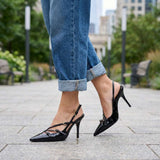 Sapphira Strappy Slingback Heels