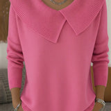 Lily™ | Sweater with Distinctive Collar