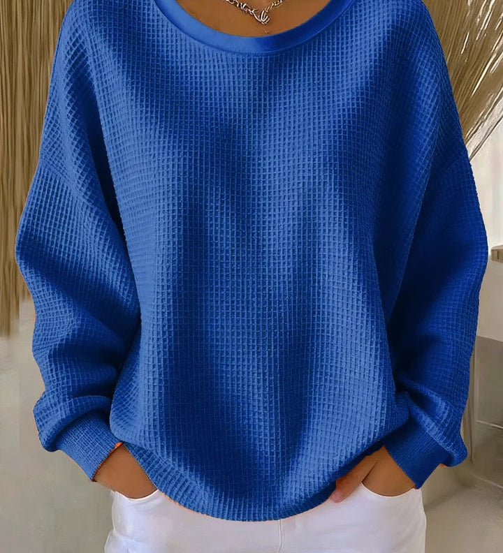 Zoe™ | Sweater with a Wide Collar