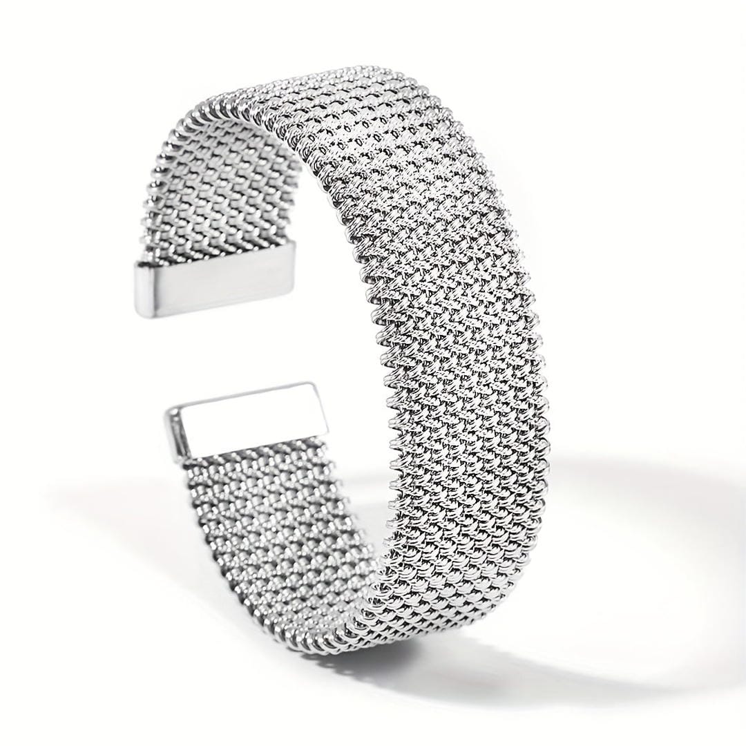 Vintage Knit Mesh Open Classic Bracelet