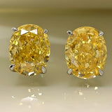 Unique White Gold Earrings with Zirconia