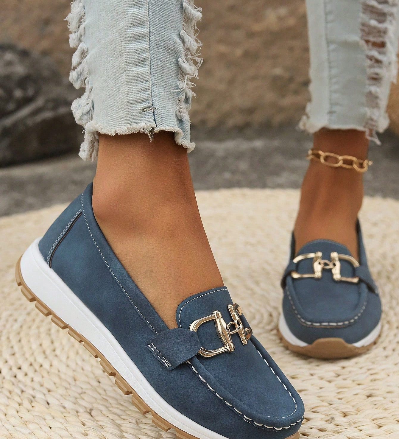 Daniella | Platform Shoes with Buckle