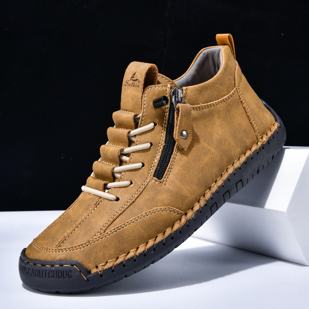 Danoir Paris™ | Men's Nubuck Shoes with Zip