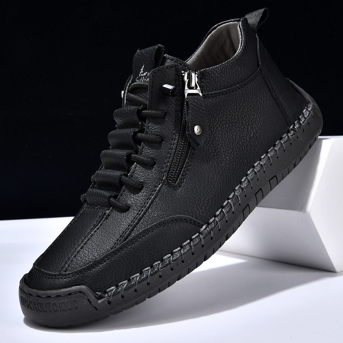 Danoir Paris™ | Men's Nubuck Shoes with Zip