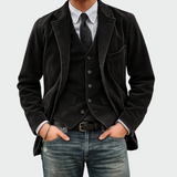 Danoir Paris™ | 2-Piece Set: Blazer and Waistcoat in Velvet