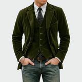 Danoir Paris™ | 2-Piece Set: Blazer and Waistcoat in Velvet