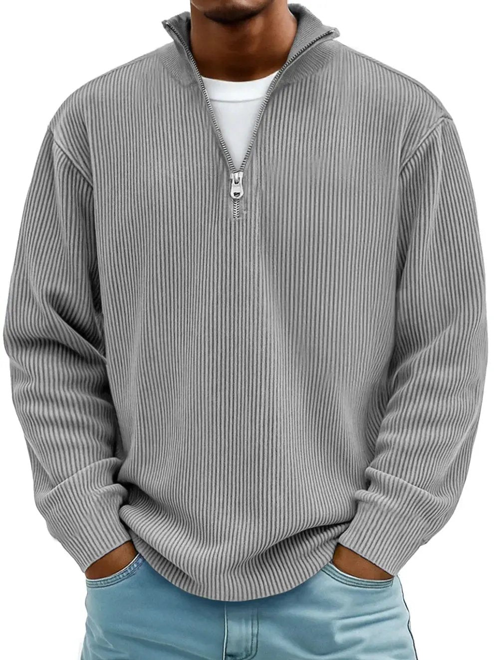 Danoir Paris™ Half-Zip Sweater Luxury Comfort