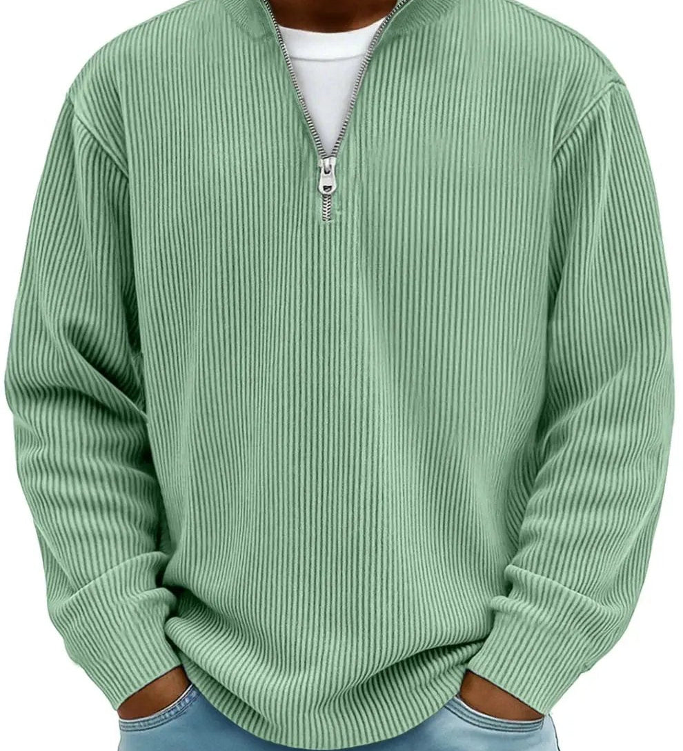 Danoir Paris™ Half-Zip Sweater Luxury Comfort