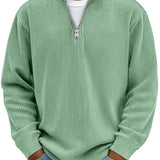 Danoir Paris™ Half-Zip Sweater Luxury Comfort