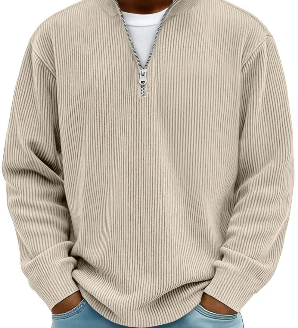Danoir Paris™ Half-Zip Sweater Luxury Comfort
