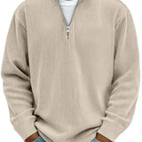 Danoir Paris™ Half-Zip Sweater Luxury Comfort