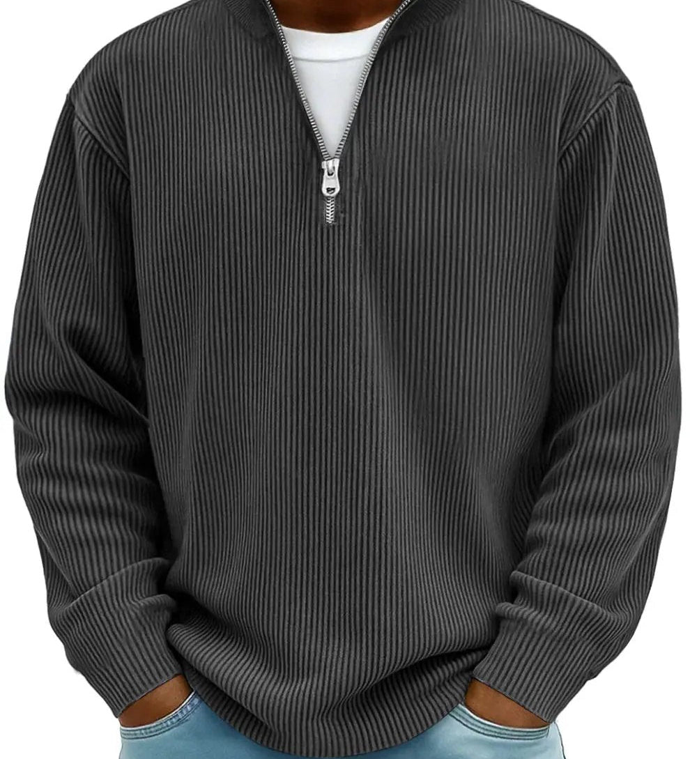 Danoir Paris™ Half-Zip Sweater Luxury Comfort