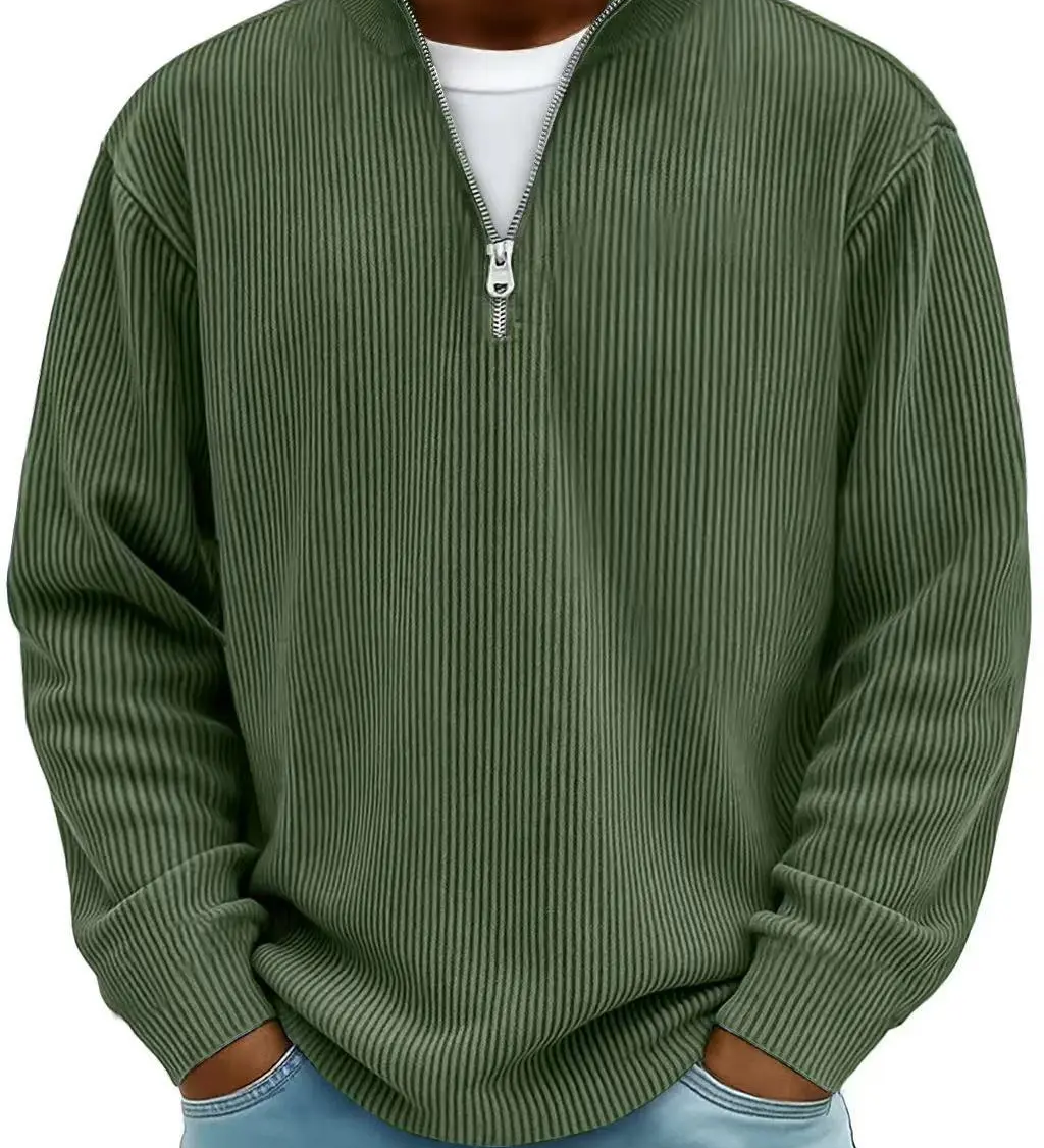 Danoir Paris™ Half-Zip Sweater Luxury Comfort