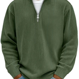 Danoir Paris™ Half-Zip Sweater Luxury Comfort