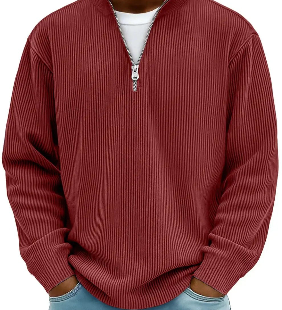 Danoir Paris™ Half-Zip Sweater Luxury Comfort