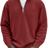 Danoir Paris™ Half-Zip Sweater Luxury Comfort