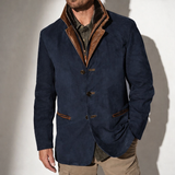 Danoir Pairs™ | Men's Suede Jacket with Leather Details – Timeless Elegance
