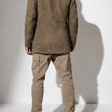 Danoir Pairs™ | Men's Suede Jacket with Leather Details – Timeless Elegance