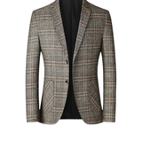 DANOIR PARIS™ BLUE FABRIC BLAZER FOR MEN