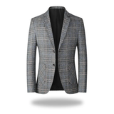 DANOIR PARIS™ BLUE FABRIC BLAZER FOR MEN