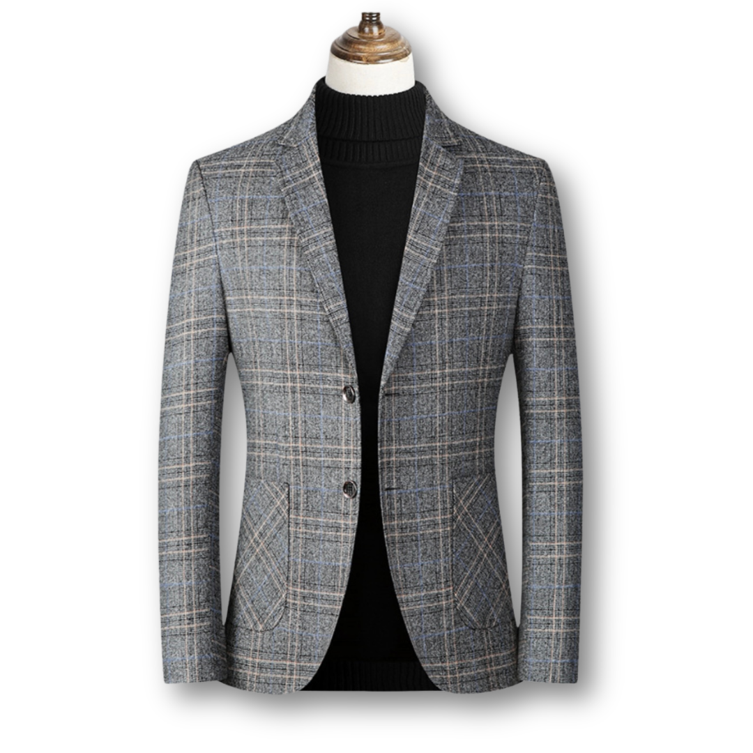 Danoir Paris™ | Elegant Blazer and Checked Fabric