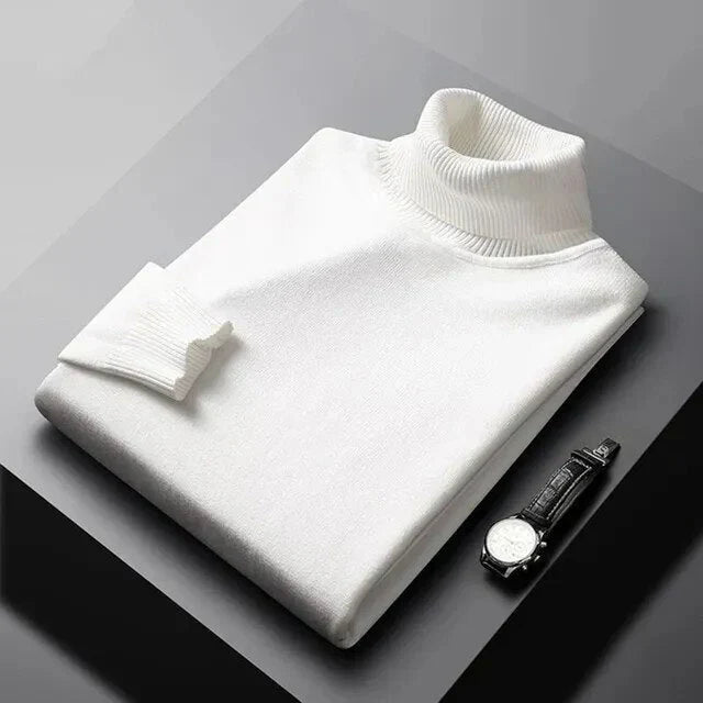 Monte Carlo Cashmere High Neck Sweater