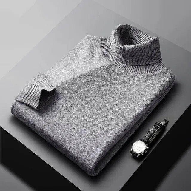 Monte Carlo Cashmere High Neck Sweater